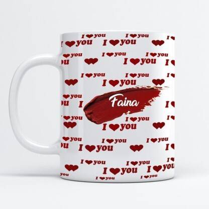 Abhirocks Printed Ceramic For Gifting 330ml Model 0888 Ceramic Coffee Mug