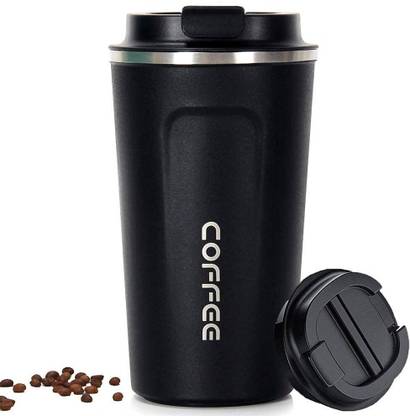 Nirvair Vacuum Insulated Drinks Coffee, Reuseable Water Bottle with Leakproof Lid Stainless Steel Coffee Mug