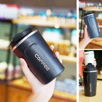 FITUP Insulated Thermal Travel Coffee Flask Cup Removable Lid Keep Drink Warm Stainless Steel Coffee Mug