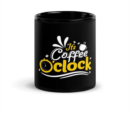 RISH PMUG-BLK-1 Ceramic Coffee Mug