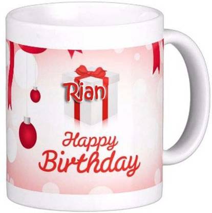 GNS National Happy Birthday Gift for Rian 082 Ceramic Coffee Mug