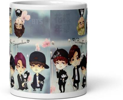 Mr UVD BTS Bangtown Sonyondan Vector Design Best Gift Items For Girl Ceramic Coffee Mug