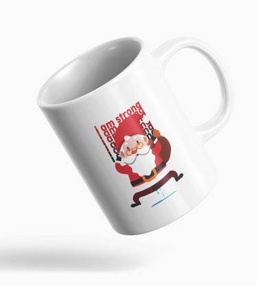MiTrends Old Santa, New Jokes: Brewing Up a Merry Chuckle Coffee Ceramic Coffee Mug