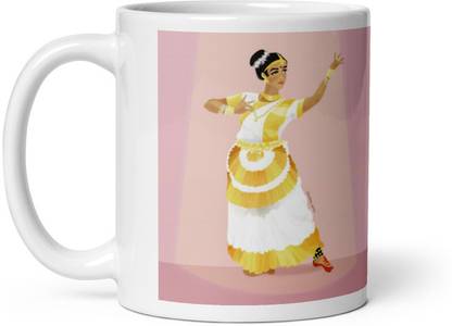 Mr UVD Kathak Girl on Dance Floor Ceramic Coffee Mug