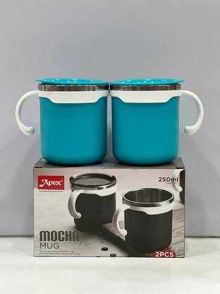 Super mom Mocha mug 2pc set Plastic Coffee Mug