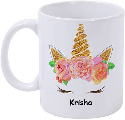 epheriwala Unicorn Krisha Ceramic Coffee Mug