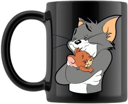 racxo Tom Jerry Hug Printed Ceramic Coffee Mug