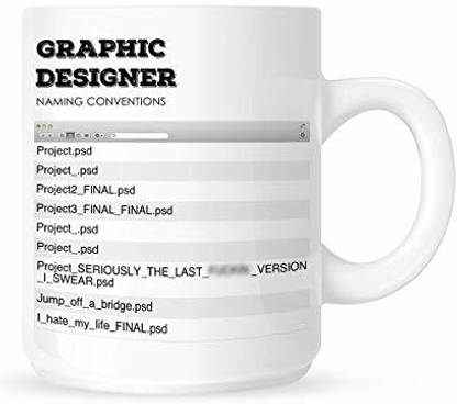 HUMWE Graphic Designer Naming Conventions Gift Ceramic Coffee Mug