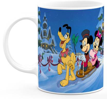 BYSR FASHION MICKEY MOUSE PRINTED MUG (PACK OF 01) AD-432 Ceramic Coffee Mug