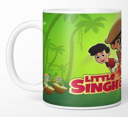 PrintingZone Compatible Print Little Singham mug For Birthday Gift Boys & Girls (CMV-261) Ceramic Coffee Mug