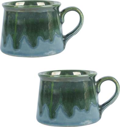 MARKET 99 Mug Set of 2 Pcs - (Each 200 Ml) Ceramic Coffee Mug