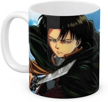 craft maniacs ATTACK ON TITAN SAVAGE MUG 330 ML MUG FOR AOT LOVERS Porcelain Coffee Mug