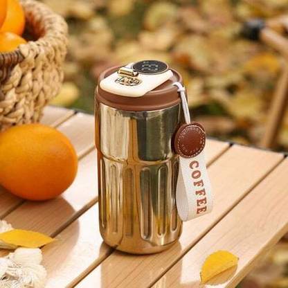 VYATIRANG Insulated Coffee Travel with Touch Screen Digital Temperature Display Flask Stainless Steel Coffee Mug