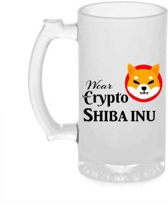 FLYBOX Crypto Shibainu Glass Beer Mug