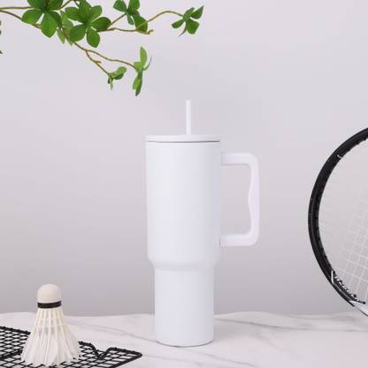 ESLORA 1200ML Tumbler with Handle and Straw Lid Double Insulated Cup Reusable Stainless Steel Tumbler