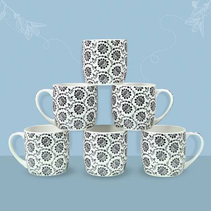 StarAndDaisy Coffee Set of 6 | Ceramic Bone China Cup to Gift to Best Friend Ceramic Coffee Mug