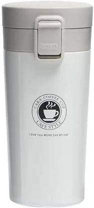 RadheTrade Thermos Flask with Lid Insulated Travel Tea and Coffee Stainless Steel Coffee Mug