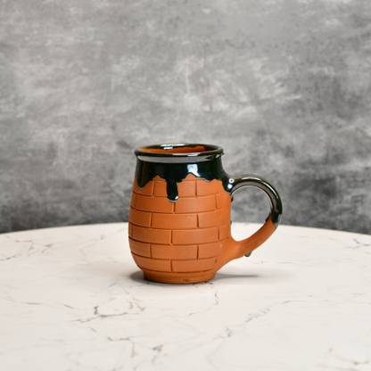 Sowpeace Terracotta Coffee: Artful Fusion for Home and Kitchen Pottery Coffee Mug