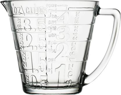 PASABAHCE BASIC MEASURING CUP 1165ML SET OF 1 (55172) Glass Coffee Mug