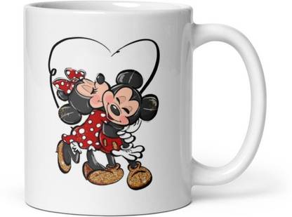 Cheeksy Mickey And Minnie mouse Hugging 856 Gift Item for Couples Wife's Husband Ceramic Coffee Mug