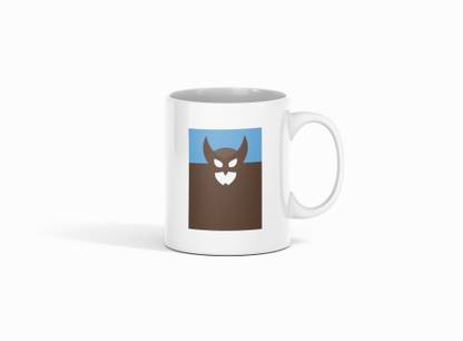 Tulip Art Batman with horns - Printed For Animation Lovers Ceramic Coffee Mug