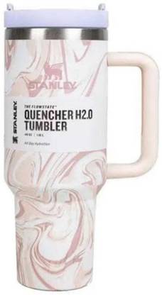 ved online mart Reusable Eco Friendly Stainless Steel Water Quencher with Straw Lid Stainless Steel Tumbler