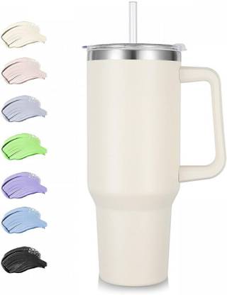 Nilam TUMBLER VACUUM SEALED CUP WITH HANDLE Stainless Steel Tumbler