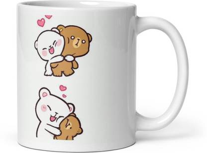 rvice CRAZY LAZY TEDDY DESIGNER Coffee (350 ml) B101 Ceramic Coffee Mug