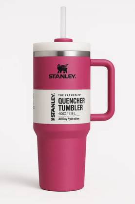 Armore Stanley Quencher Tumbler 40 oz | Insulated Hot Pink Cup for Travel Stainless Steel Tumbler