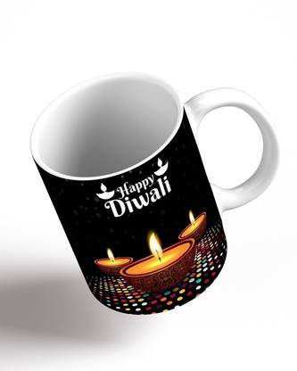 Nirmuk Happy Diwali Printed Coffee/Tea, Diwali for Family Friend, Diwali 46 Ceramic Coffee Mug