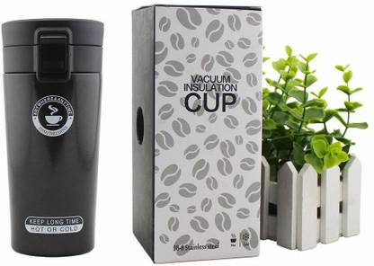 Black Camel Stainless Steel Vacuum Insulated Travel Tea & Coffee - Insulated Cups for Hot and Cold Drinks, Travel Thermos Flask with Lid Stainless Steel Coffee Mug