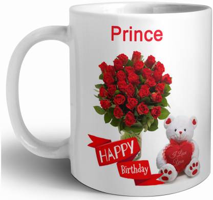 P89M Happy Birthday Prince Name Printed Ceramic Coffee Ceramic Coffee Mug