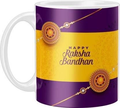 Eedha Printed Ceramic For Gifting 330ml Model 0952 Ceramic Coffee Mug