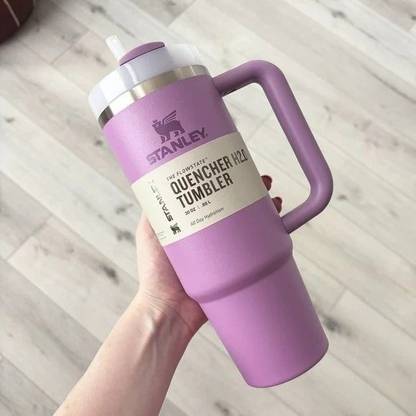 Stylento Purple Flowstate Quencher Tumbler | Large Capacity Stainless Steel Water Bottle Stainless Steel Tumbler