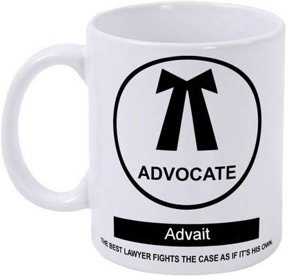 epheriwala Advocate Advait / coffee mugs for Advocates and Lawyers/ Gift for advocates Ceramic Coffee Mug