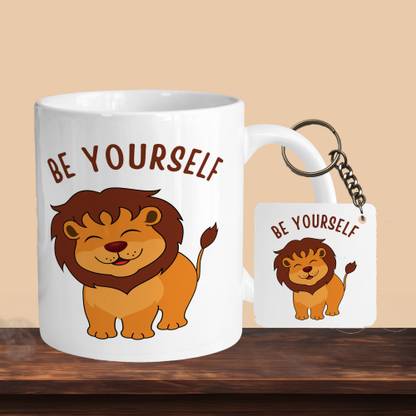 VM SHOPPING MALL Be Yourself R-S Ceramic Coffee Mug