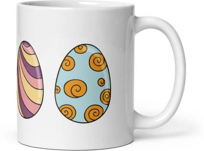 Mr UVD Different Design Pattern of Eggs_MUGG Ceramic Coffee Mug