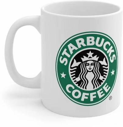 THE PARTY PLANET PARTY PLANET Starbucks - Starbucks Ceramic MUG(330ML) Ceramic Coffee Mug