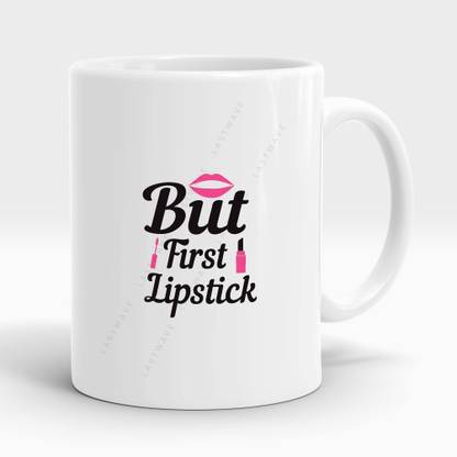 LASTWAVE Cant See The Haters Over My Lashes, Graphic Printed Ceramic Coffee Ceramic Coffee Mug