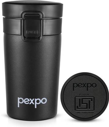 pexpo Cocoa Vacuum Insulated Hot & Cold Spill Proof Stainless Steel Coffee Mug