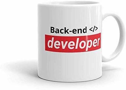 HUMWE Backend Developer - Programming Printed Gift / for Software Engineer Coder Ceramic Coffee Mug