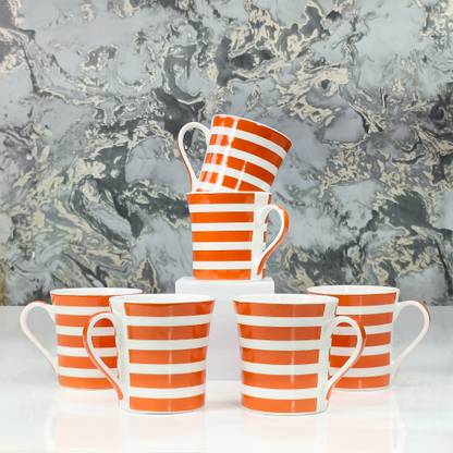 StarAndDaisy Coffee Set of 6 | Ceramic Bone China Cup to Gift to Best Friend Ceramic Coffee Mug