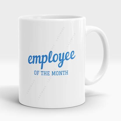 LASTWAVE Employee of the Month Design 17Graphic Printed | Gift for the Best Employee Ceramic Coffee Mug