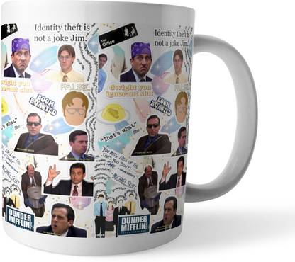 Morons Dunder Mifflin - The Office Tv Series Merchandise D6 Ceramic Coffee Mug