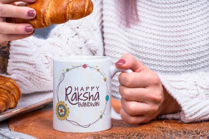 Costly textiles Rakhi gifts CTM001 Ceramic Coffee Mug