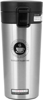 Osimun 350ml Stainless Steel Travel | Double Wall Vacuum Insulated (Multicolor) Stainless Steel, Plastic Coffee Mug