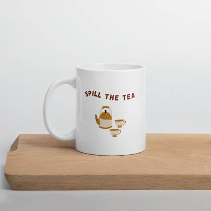 Kagami Storefront Funny Meme/Slang Illustration Printed Tea/Coffee Cup - Gifting (11oz, Pack of 1) Ceramic Coffee Mug
