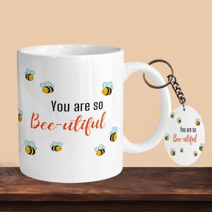 VM SHOPPING MALL You Are So Beautiful R-O Ceramic Coffee Mug