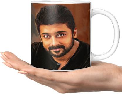 PrintingZone Surya mug Saravanan Sivakumar South Indian Hero Cup (HRM-11) Ceramic Coffee Mug