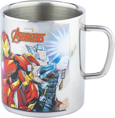 Ramson Cartoon Colour Printed Avenger Design Ergo Safe Stainless Steel Coffee Mug